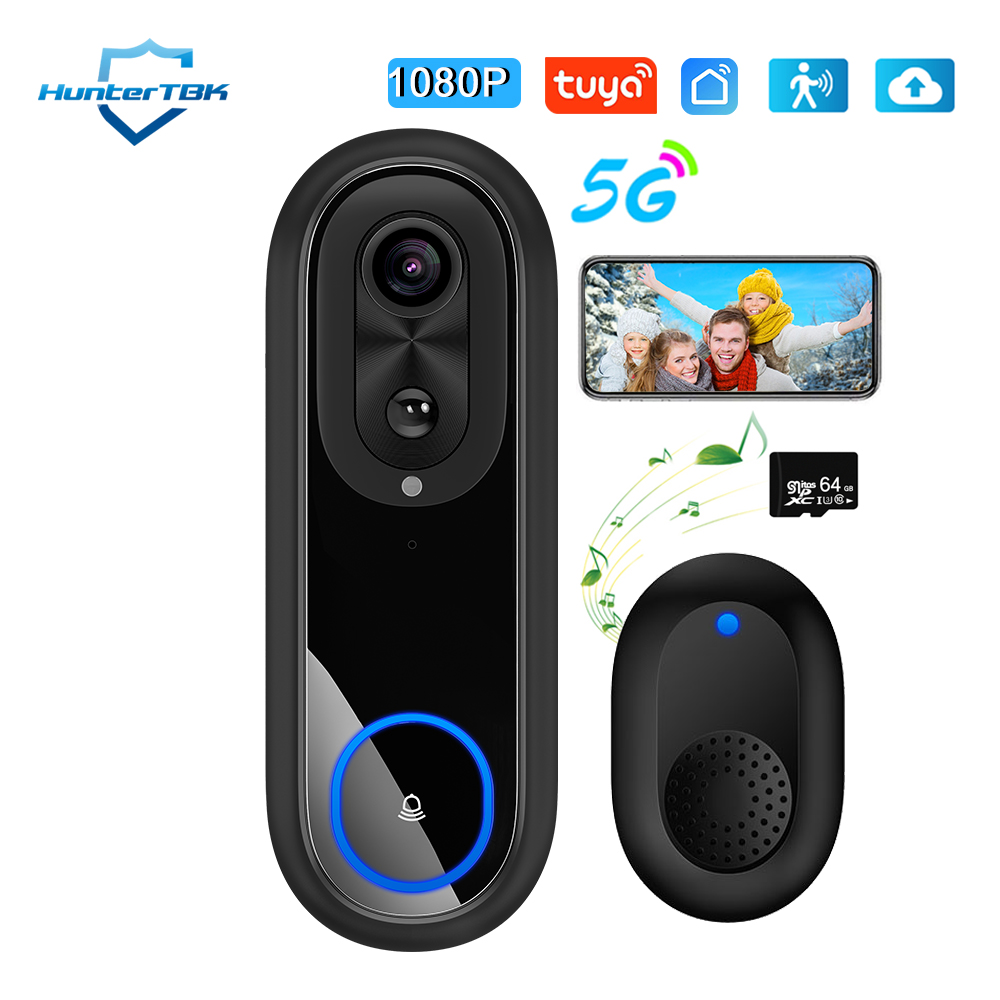 Smart Doorbell Wired - 5G 2,4G WiFi Video Türklingel 1080P