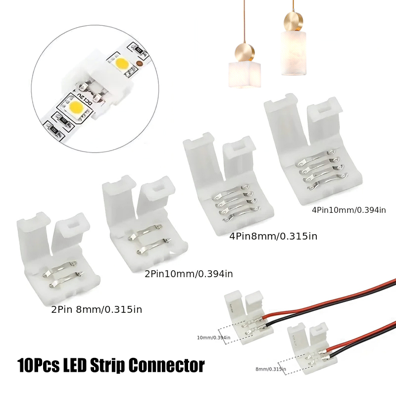 Rgb Led Matrix 8X8 - 10Pcs LED Streifen Stecker 8MM 10MM