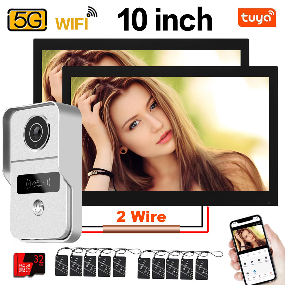 Smart Doorbell Wired - Tuya 1080P 5G WLAN 7/10 Zoll