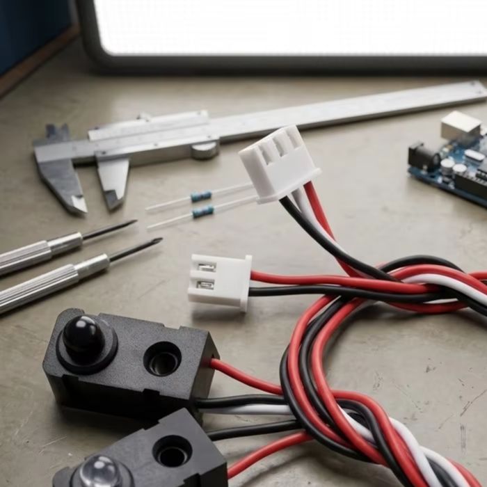 Home Automation Diy Kit - 4 Paar Infrarot-Strahlensensor-Kit, Durchstrahl-IR-Schalter für Smart-Home-Automatisierung,