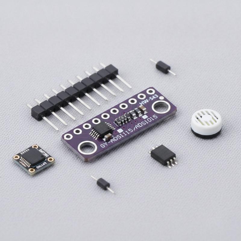 Home Automation Systems Diy - ADS1115 Einstellbares Verstärkungs-16-Bit-ADC-Modul 4-Kanal Hochpräzisions-Board für