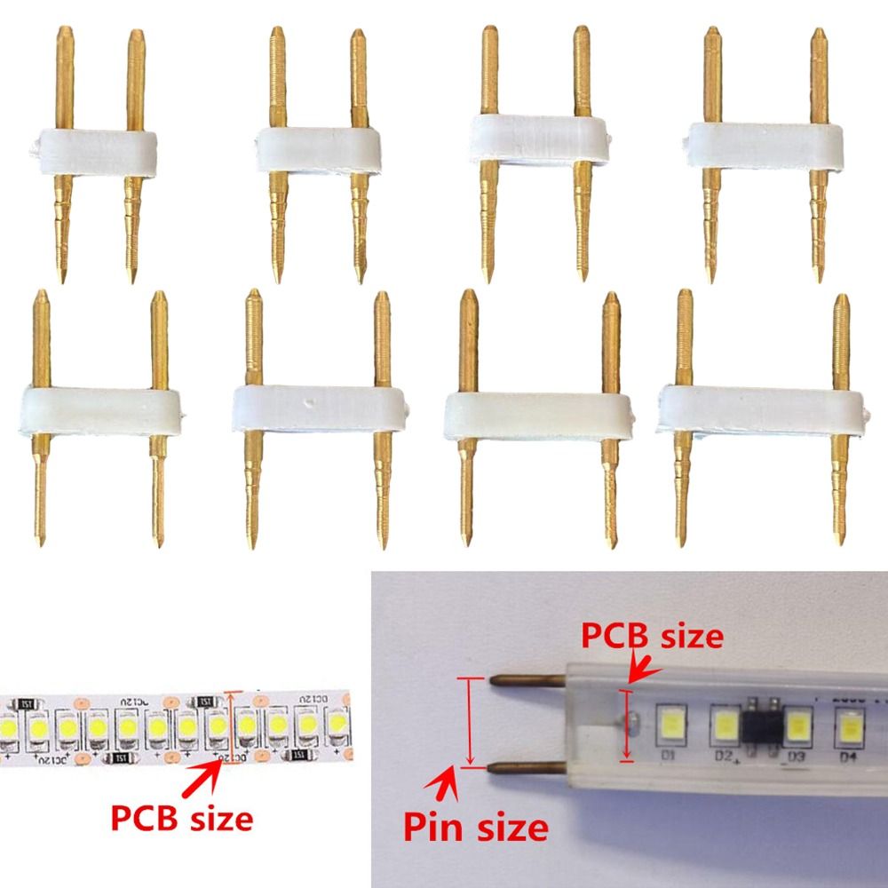 Rgb Led Matrix 8X8 - 5 Stück Gold RGB-Stecker Kupfer 6mm