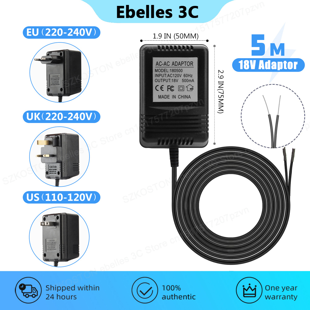 Smart Doorbell Wired - 18V AC Transformator Ladegerät für Ring