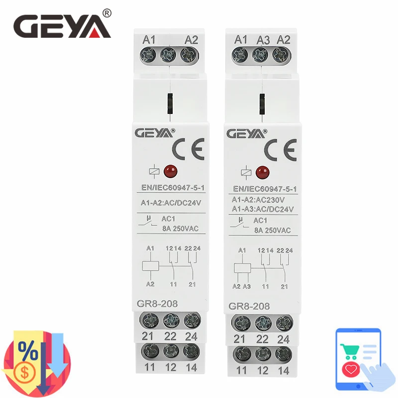 GEYA GR8-208 Hilfsrelais Zwisc – Shelly Relay Module Bewertung und Preis