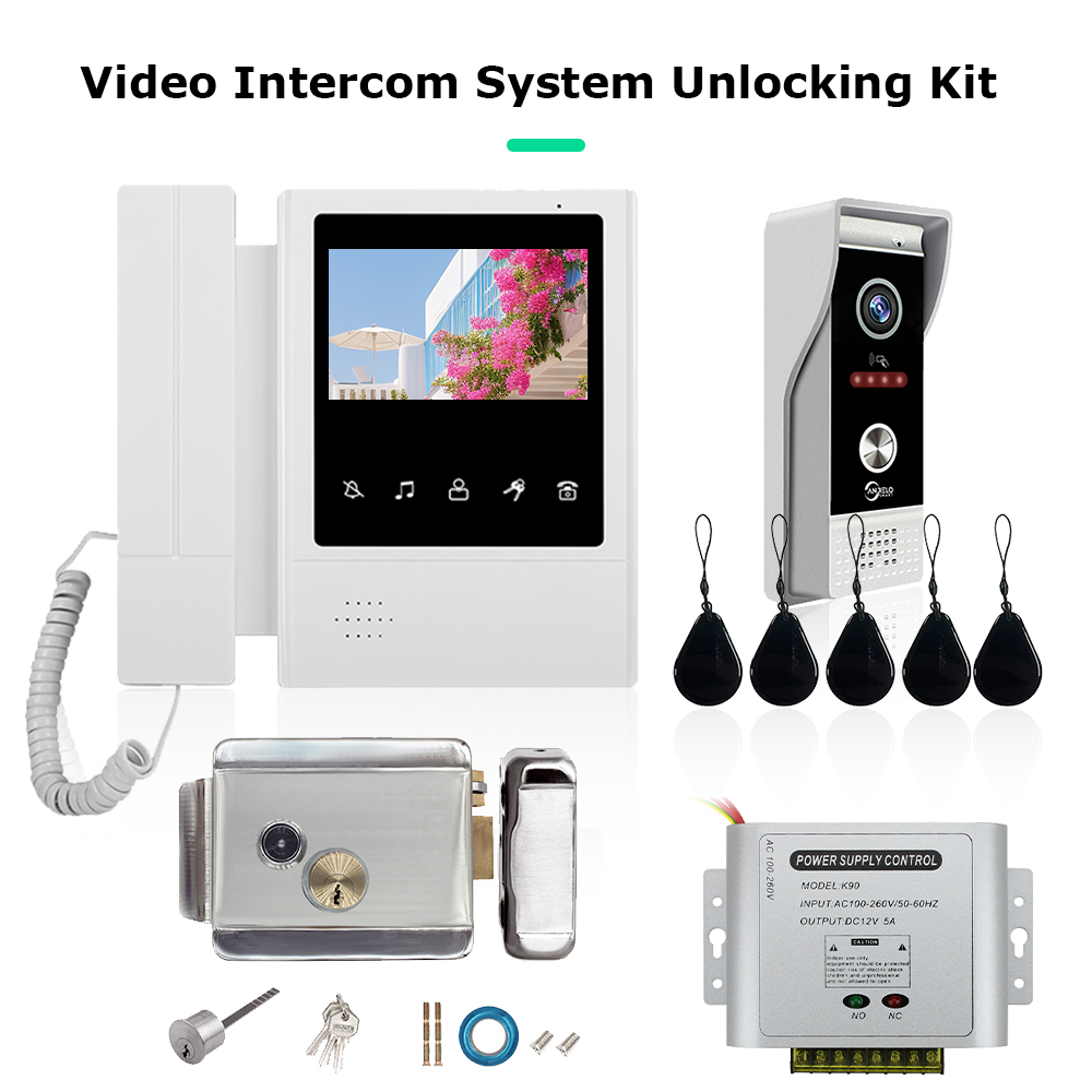 4,3 Zoll LCD-Video-Intercom-Sy – Smart Doorbell Wired Bewertung und Preis
