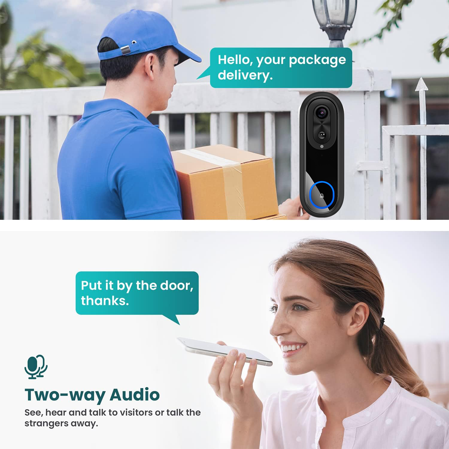 5G 2,4G WiFi Video Türklingel  – Smart Doorbell Wired Bewertung und Preis
