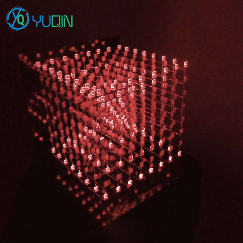 DIY 3D8 LED-Würfel-Kit 8 x 8 x – Rgb Led Matrix 8X8 Bewertung und Preis