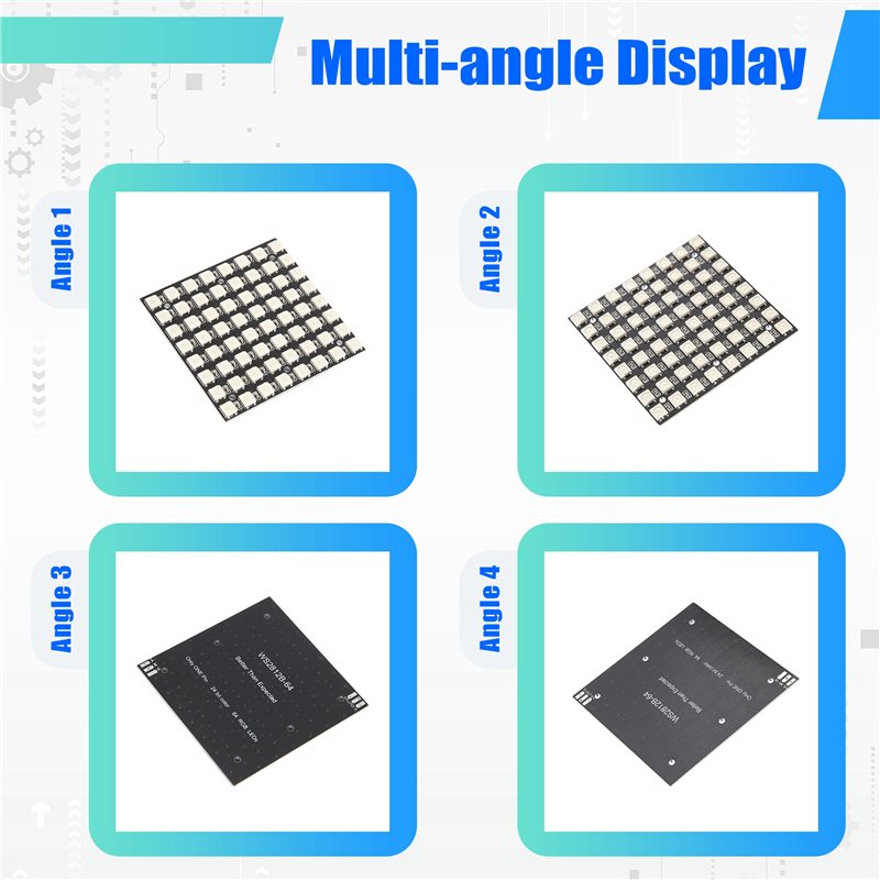 AT82-WS2812 LED 5050 RGB 8X8 L – Rgb Led Matrix 8X8 Bewertung und Preis