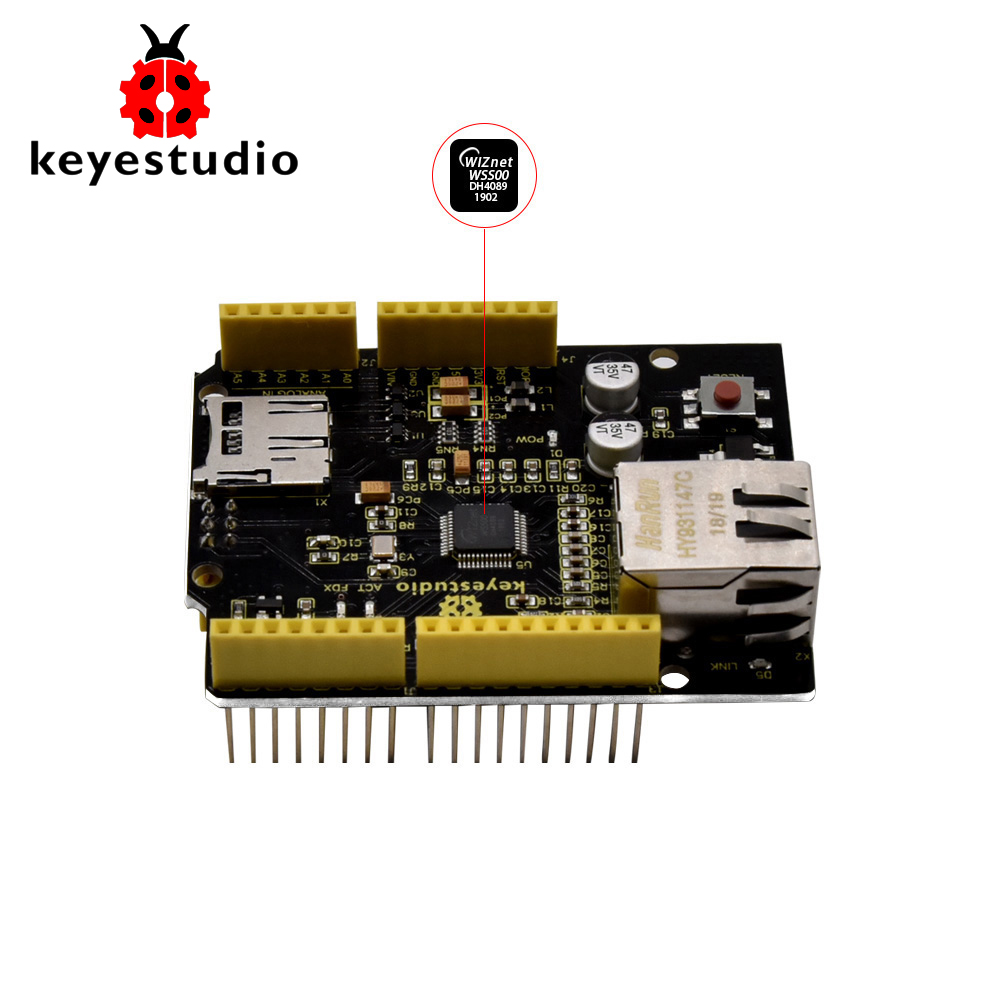 Keyestudio W5500 Ethernet Shie – Ethernet Module W5500 Bewertung und Preis