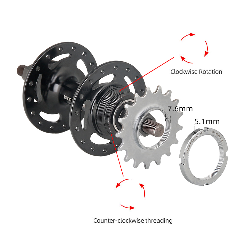 Fahrrad Fixed Gear 13T 14T 15T – Matter Hub Thread Bewertung und Preis