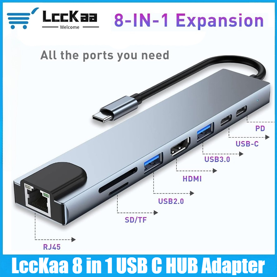 USB-C Hub 8/7 in 1 4K HDMI Ada – Home Assistant Sd Bewertung und Preis