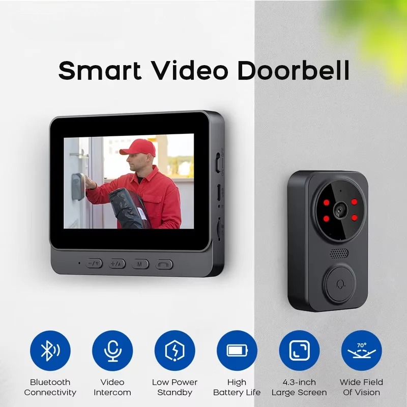 M8 Smarte Visuelle Türklingel  – Smart Doorbell Wired Bewertung und Preis
