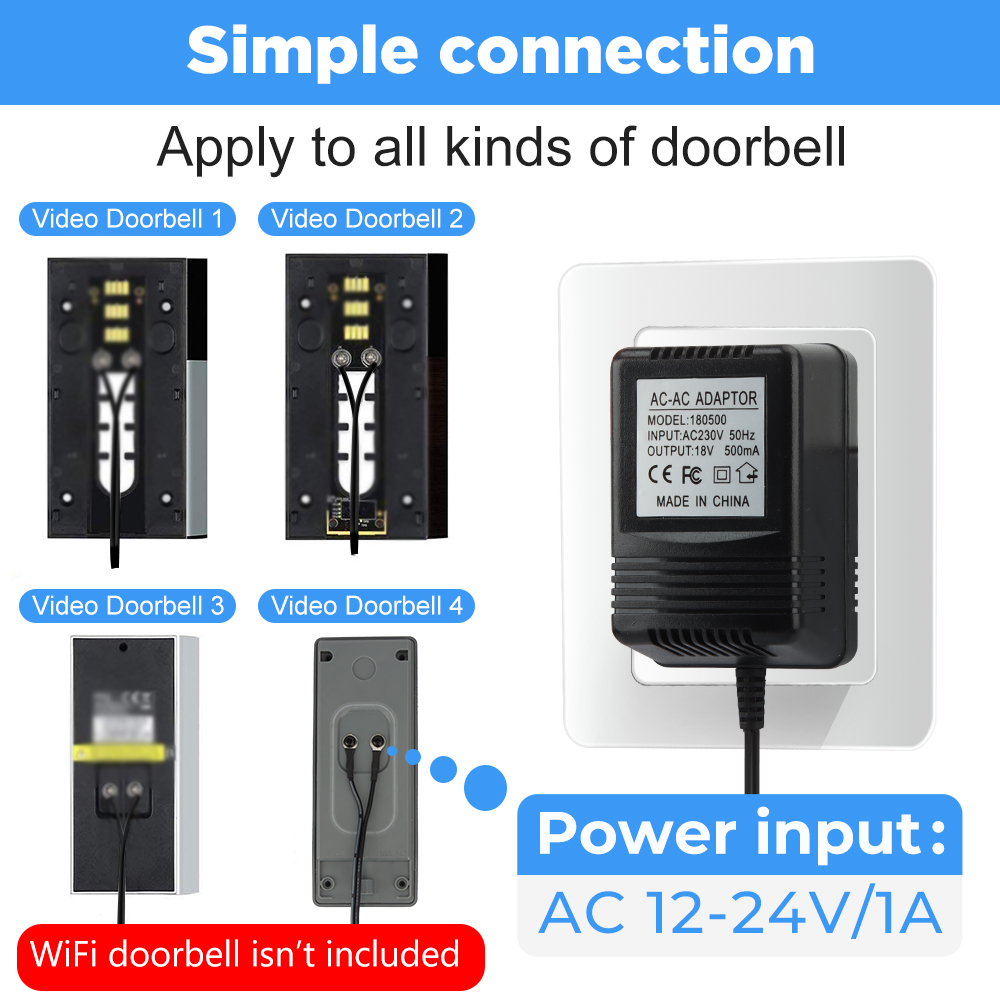 18V AC Transformator Ladegerät – Smart Doorbell Wired Bewertung und Preis