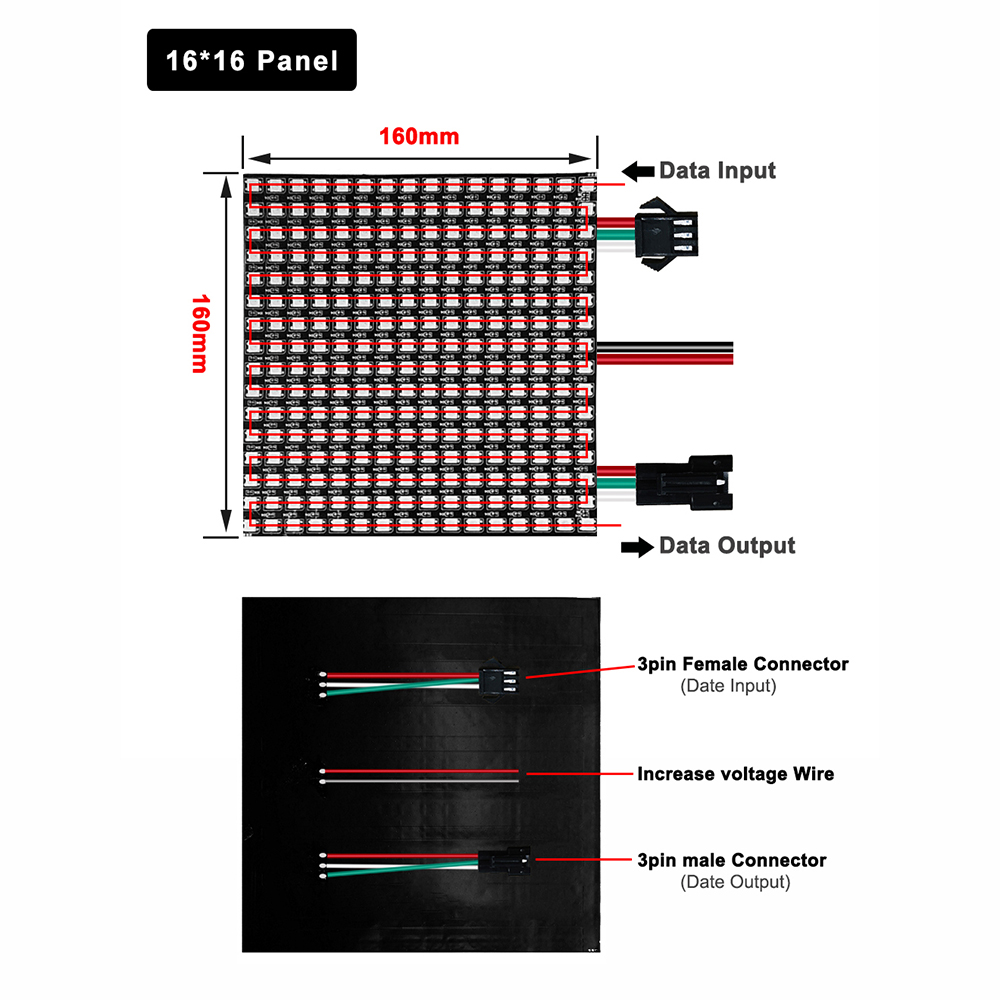 DC5V WS2812B 5050 RGB SMD Flex – Rgb Led Matrix 8X8 Bewertung und Preis